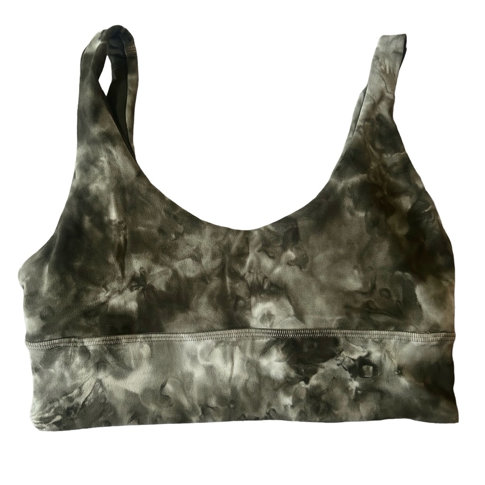 Lululemon reversible align sports bra green olive